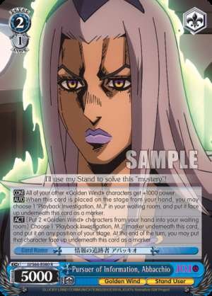 Pursuer of Information, Abbacchio