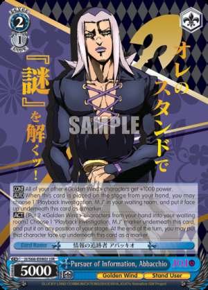 Pursuer of Information, Abbacchio
