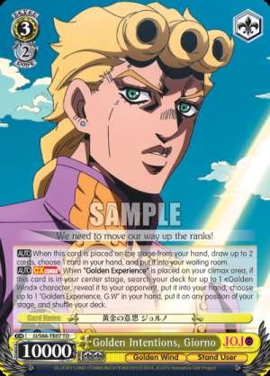 Golden Intentions, Giorno