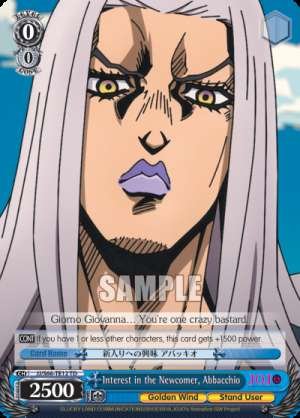Interest in the Newcomer, Abbacchio