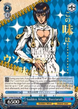 Sudden Attack, Bucciarati