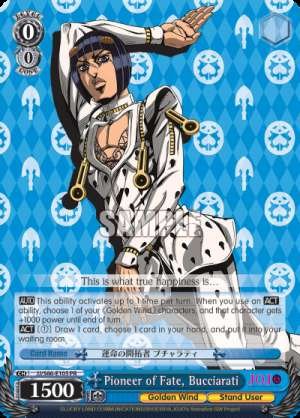 Pioneer of Fate, Bucciarati