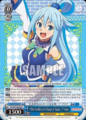 “Elite Goddess In Charge of Japan...?” Aqua