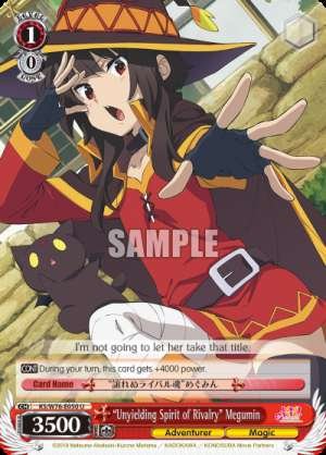 "Unyielding Spirit of Rivalry" Megumin