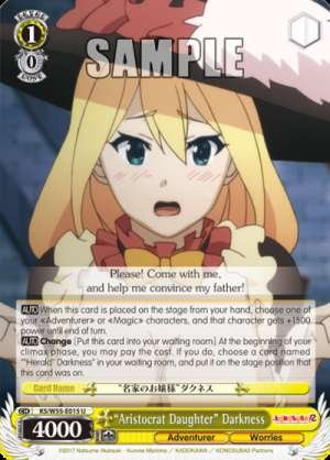 "Aristocrat Daughter" Darkness