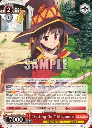 "Setting Out" Megumin