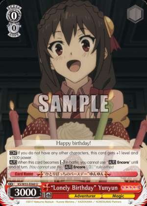 "Lonely Birthday" Yunyun