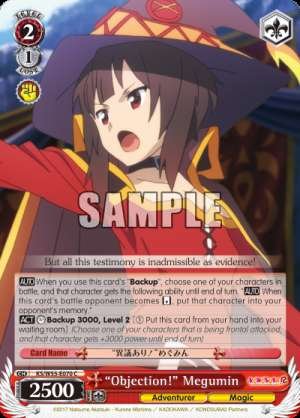 "Objection!" Megumin