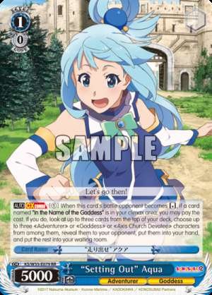 "Setting Out" Aqua