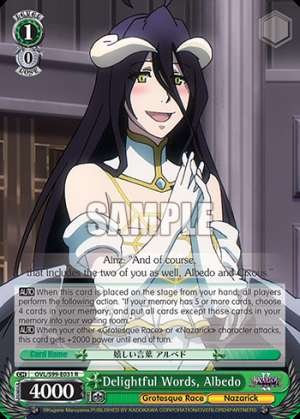 Delightful Words, Albedo