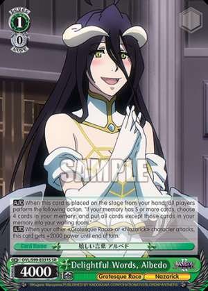 Delightful Words, Albedo