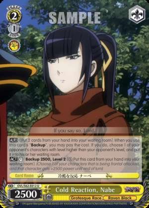 Cold Reaction, Nabe