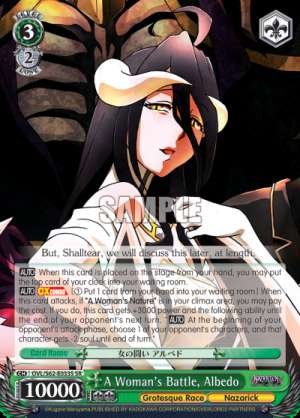 A Woman's Battle, Albedo