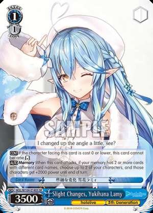 Slight Changes, Yukihana Lamy