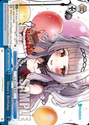 Shion's Birthday