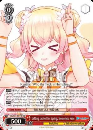 Getting Excited for Spring, Momosuzu Nene
