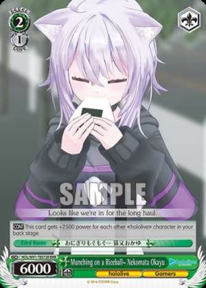 Munching on a Riceball~ Nekomata Okayu
