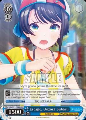 Escape, Oozora Subaru