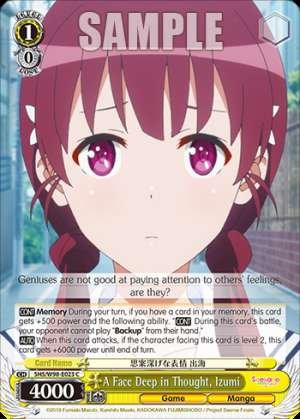 A Face Deep in Thought, Izumi