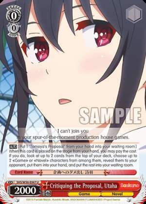 Critiquing the Proposal, Utaha