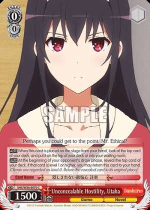 Unconcealable Hostility, Utaha