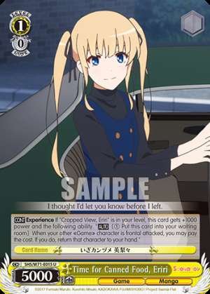 Time for Canned Food, Eriri