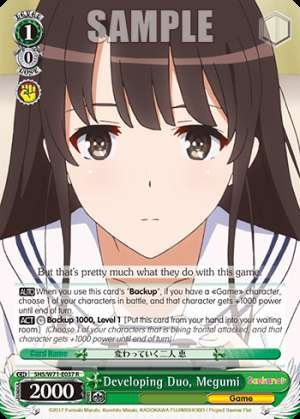 Developing Duo, Megumi