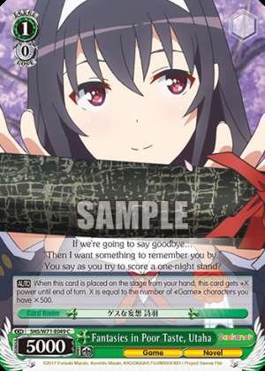 Fantasies in Poor Taste, Utaha