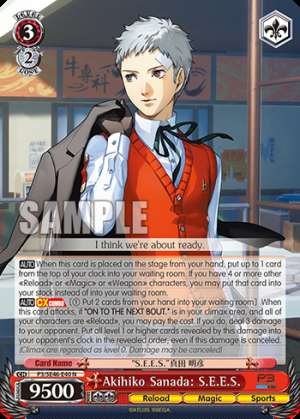 Akihiko Sanada: S.E.E.S.