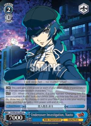 Undercover Investigation, Naoto