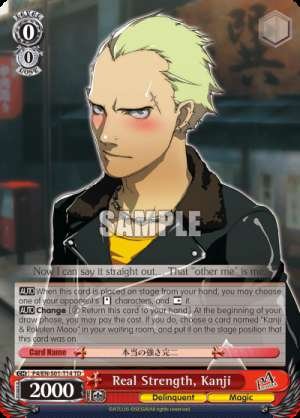 Real Strength, Kanji
