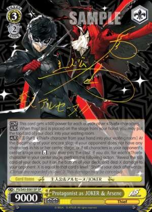 Protagonist as JOKER & Arsene