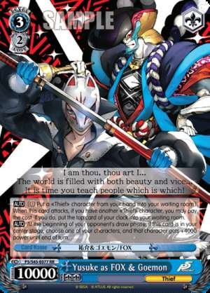 Yusuke as FOX & Goemon