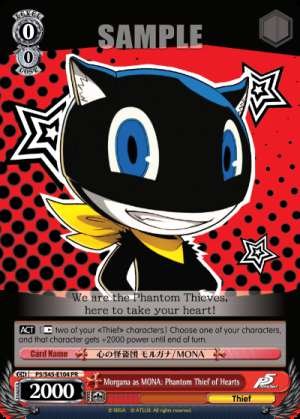 Morgana as MONA: Phantom Thief of Hearts