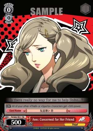 Anne: Concerned Her Friend