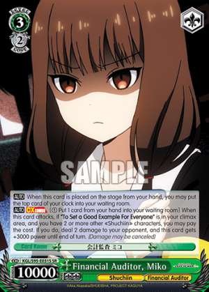 Financial Auditor, Miko