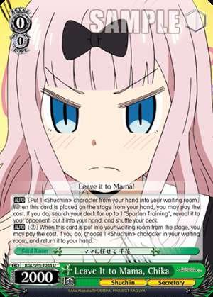 Leave It to Mama, Chika