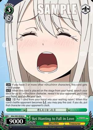 Kei Wanting to Fall in Love