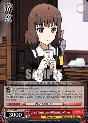 Creating an Album, Miko