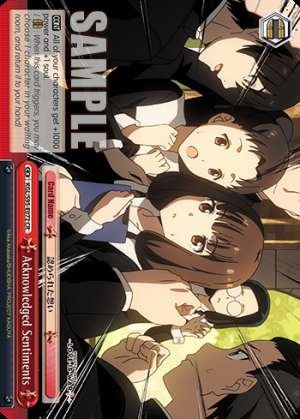 Acknowledged Sentiments