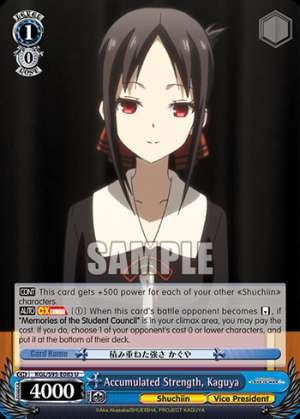 Accumulated Strength, Kaguya