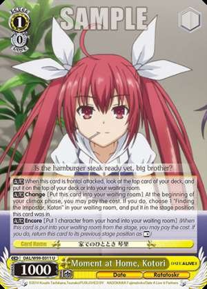 Moment at Home, Kotori