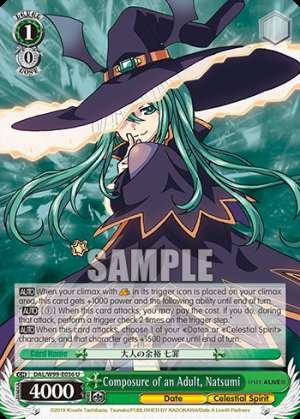 Composure of an Adult, Natsumi