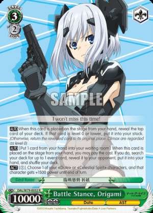 Battle Stance, Origami