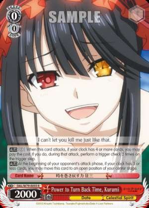 Power to Turn Back Time, Kurumi