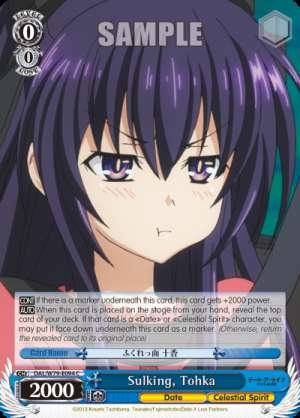 Sulking, Tohka
