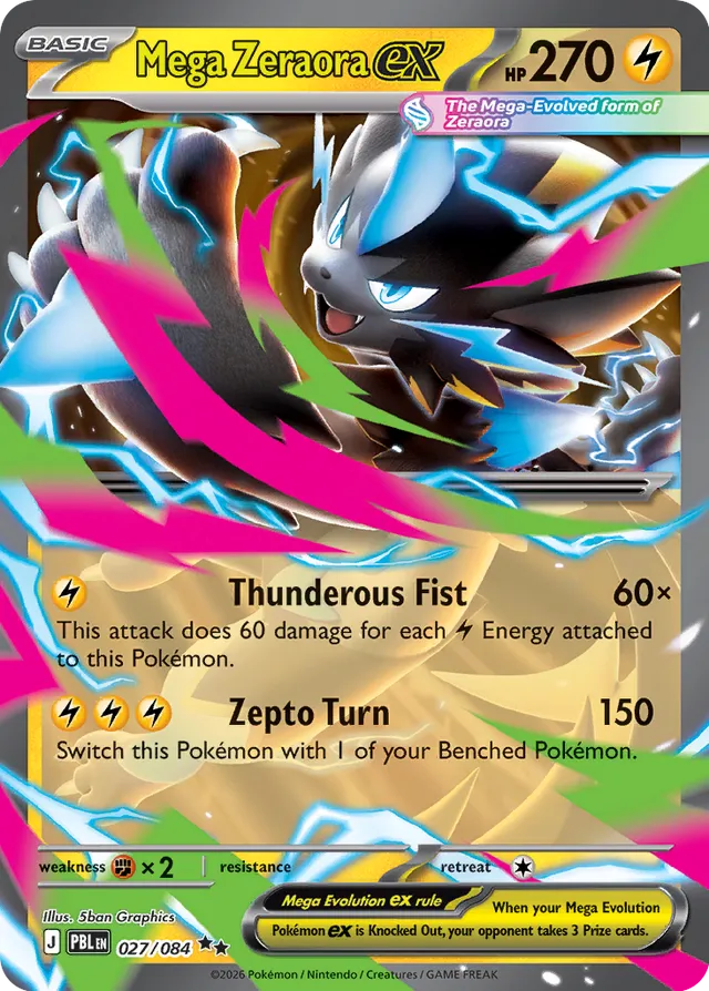 Mega Zeraora ex