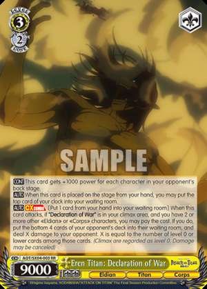 Eren Titan: Declaration of War