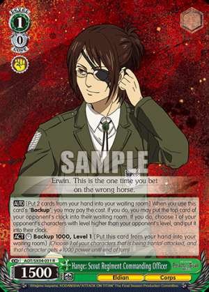 Hange: Scout Regiment Commanding Officer