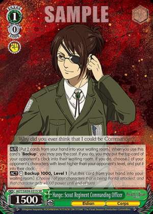 Hange: Scout Regiment Commanding Officer
